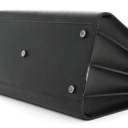 Saint Laurent Grained Calfskin Large Sac De Jour Carryall Black 9 of 20