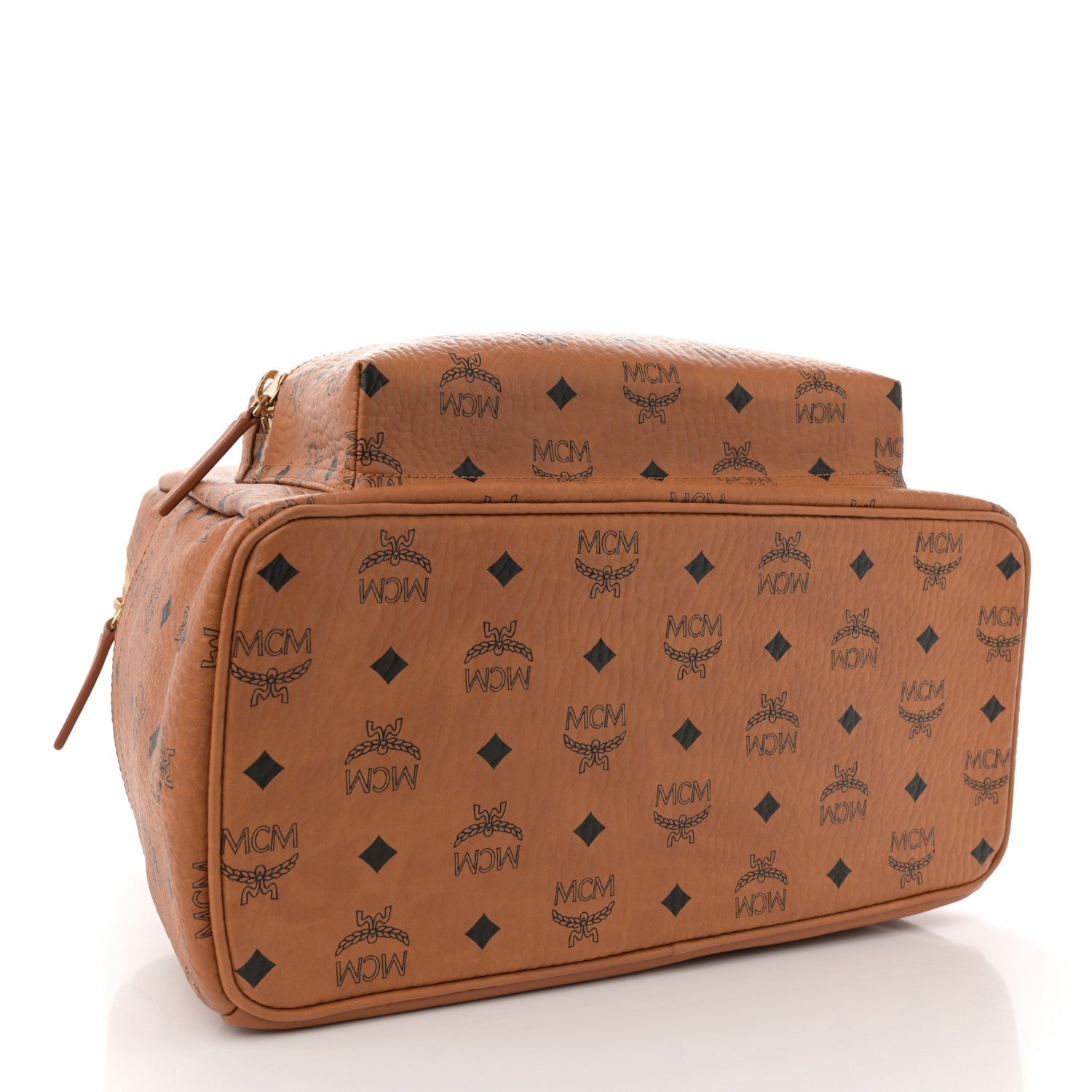 MCM Visetos Medium Stark Backpack Cognac 3 of 8