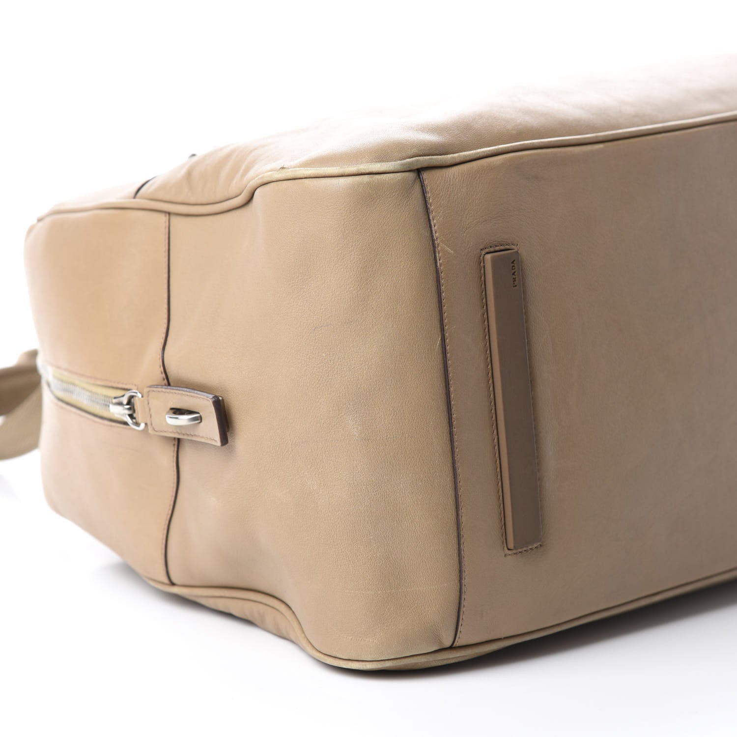 Prada Soft Calfskin Satchel Naturale 6 of 11