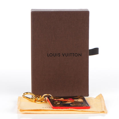 Louis Vuitton Monogram Illustre Groom Bag Charm Key Ring 5 of 5