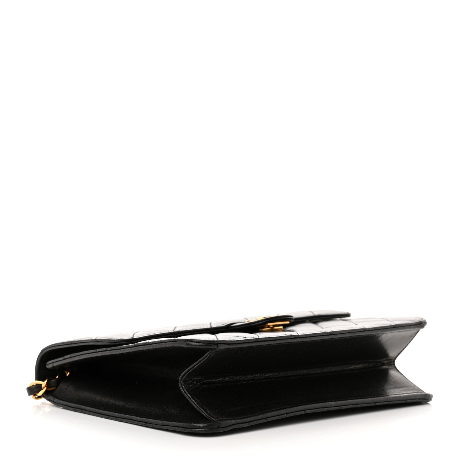 Chanel Lambskin Quilted Small Single Flap Bag Black 4 of 12