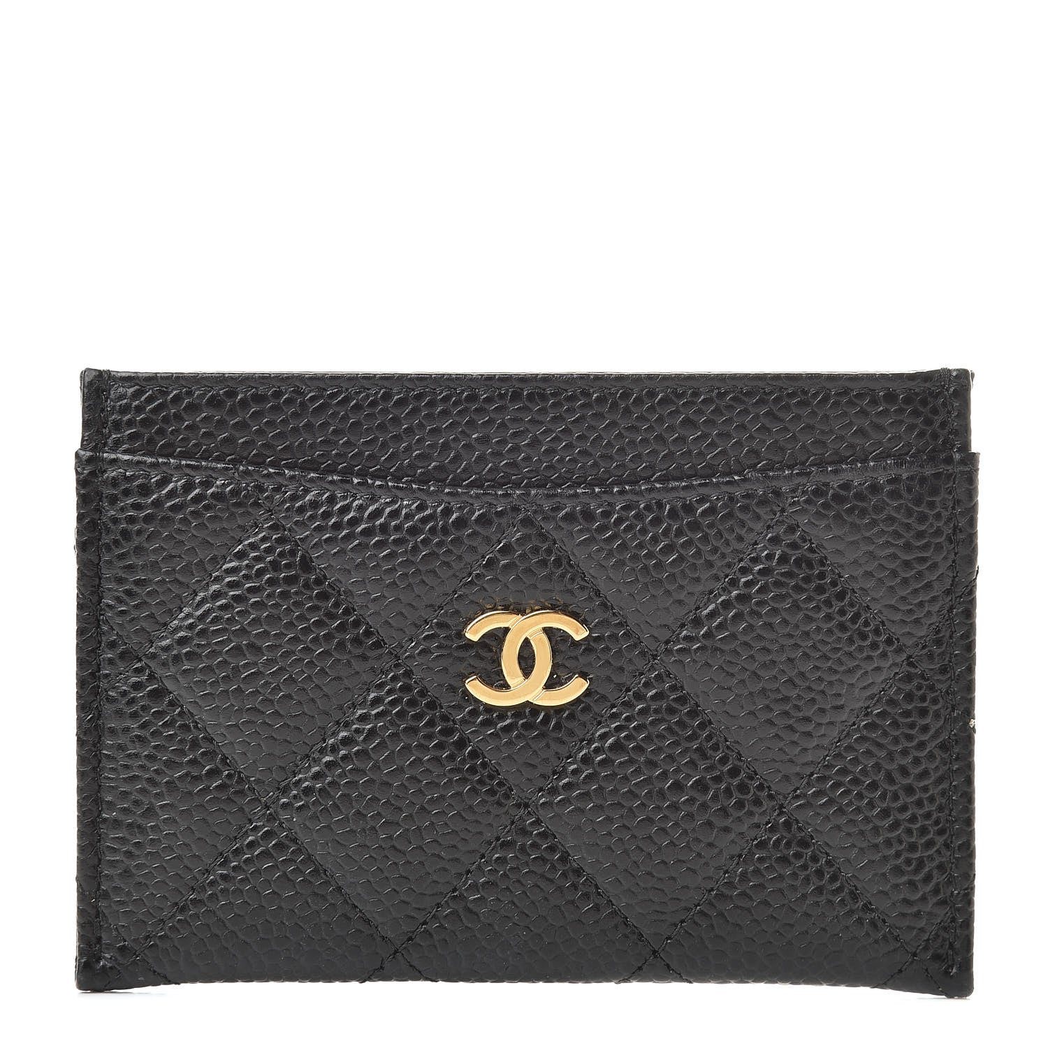 Chanel Caviar Quilted Card Holder Black 1 of 9