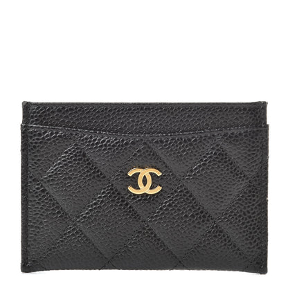 Chanel Caviar Quilted Card Holder Black 1 of 9