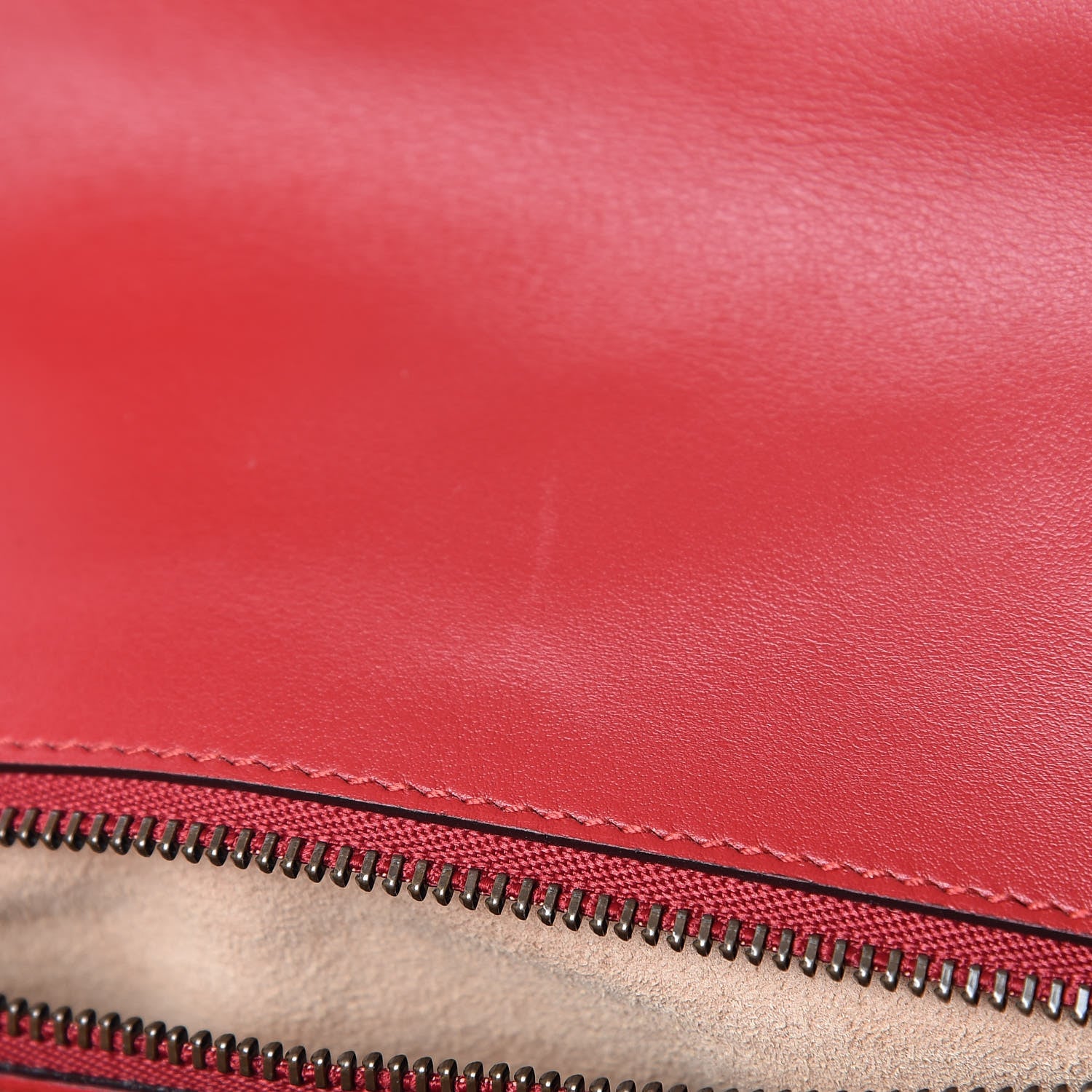 Gucci Calfskin Matelasse Small GG Marmont Shoulder Bag Hibiscus Red 11 of 11