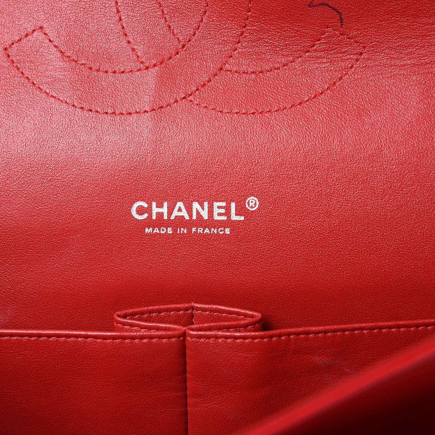 Chanel Patent Quilted Maxi Double Flap Red 6 of 18