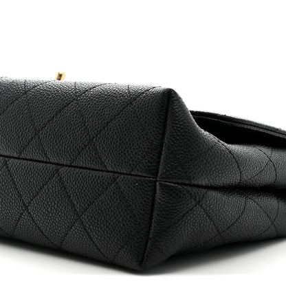 Chanel Caviar Quilted City Walk Flap Black 10 of 13
