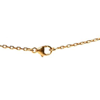 Hermes Lacquered Gold Mini Pop H Pendant Necklace Marron Glace 4 of 5