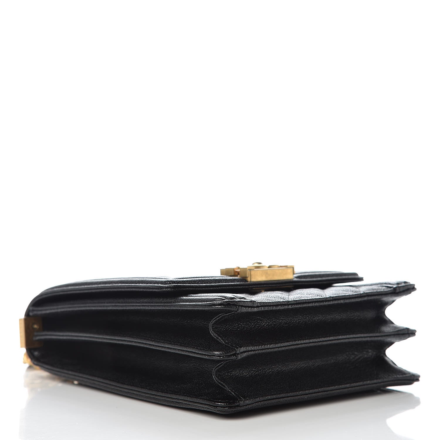Chanel Caviar Quilted North South Boy Flap Black 4 of 9