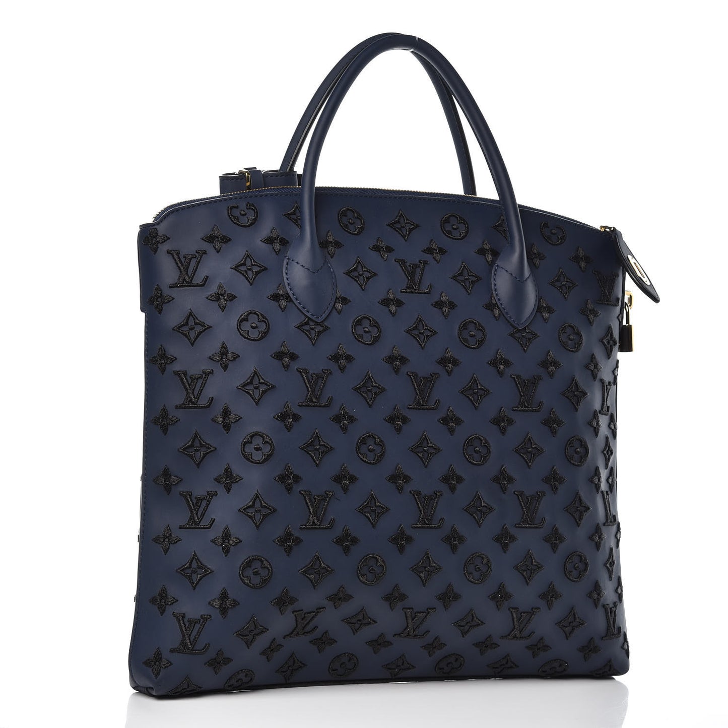 Monogram Addiction Vertical Lockit MM Blue