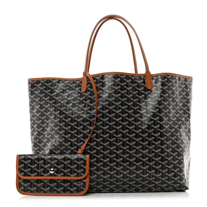 Goyard Goyardine Saint Louis GM Black Gold 1 of 8