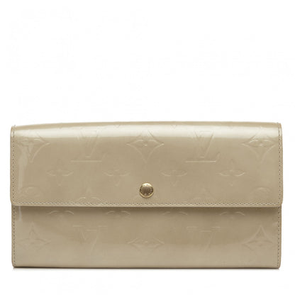 Louis Vuitton Vernis Sarah Wallet Beige 8 of 14