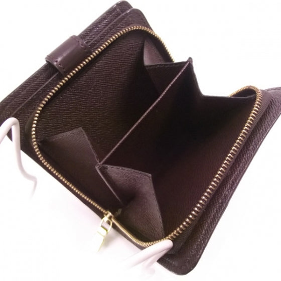 Damier Compact Zippe Zipper Wallet
