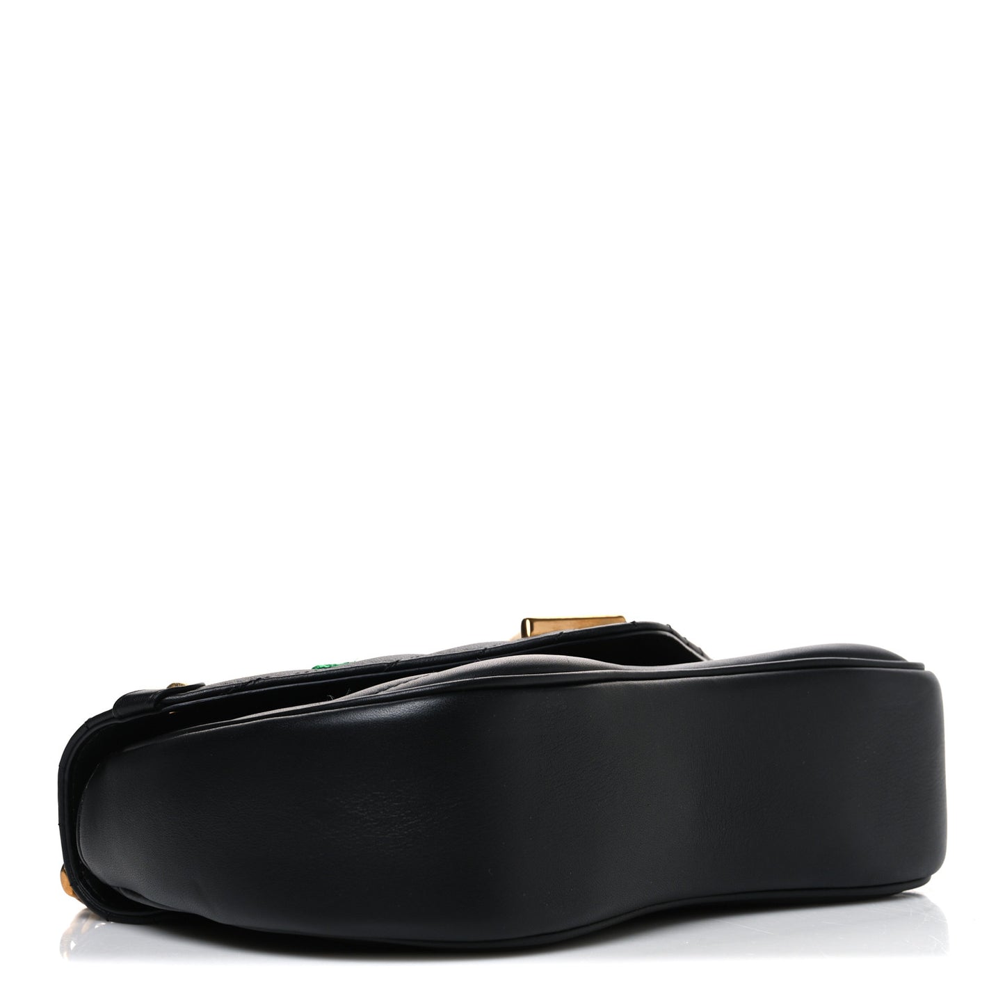 Calfskin Embroidered New Wave Chain MM Black