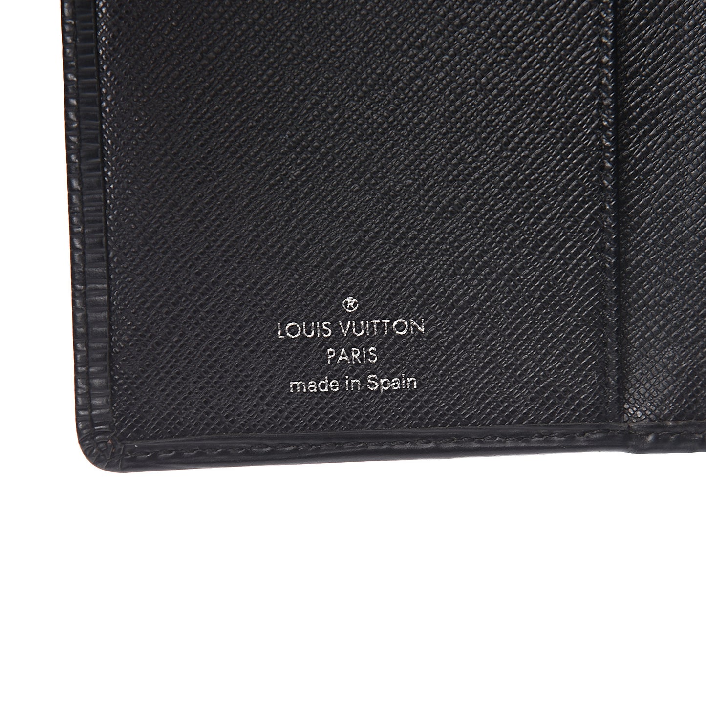 Epi Checkbook Cover Black