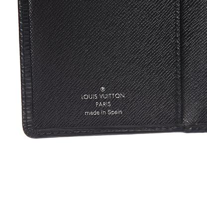 Louis Vuitton Epi Checkbook Cover Black 7 of 9