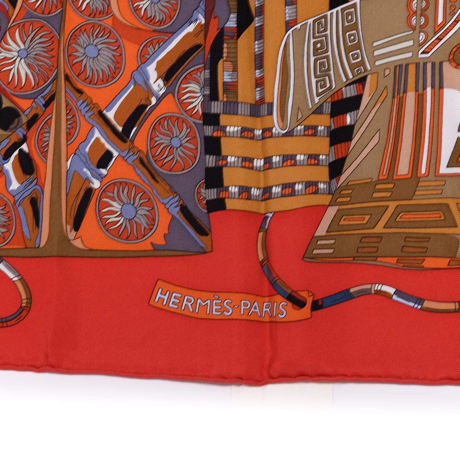 Hermes Silk Voyage En Etoffes Scarf 90 4 of 5