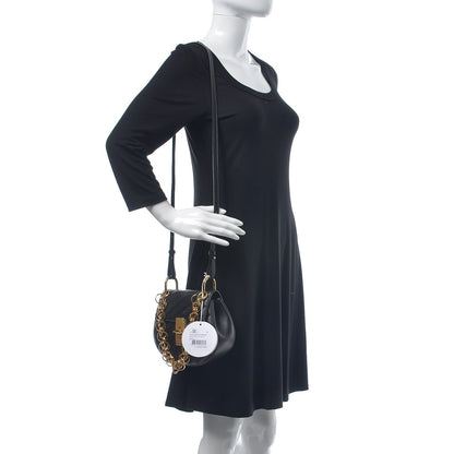 Chloe Calfskin Quilted Mini Drew Bijou Shoulder Bag Black 2 of 7