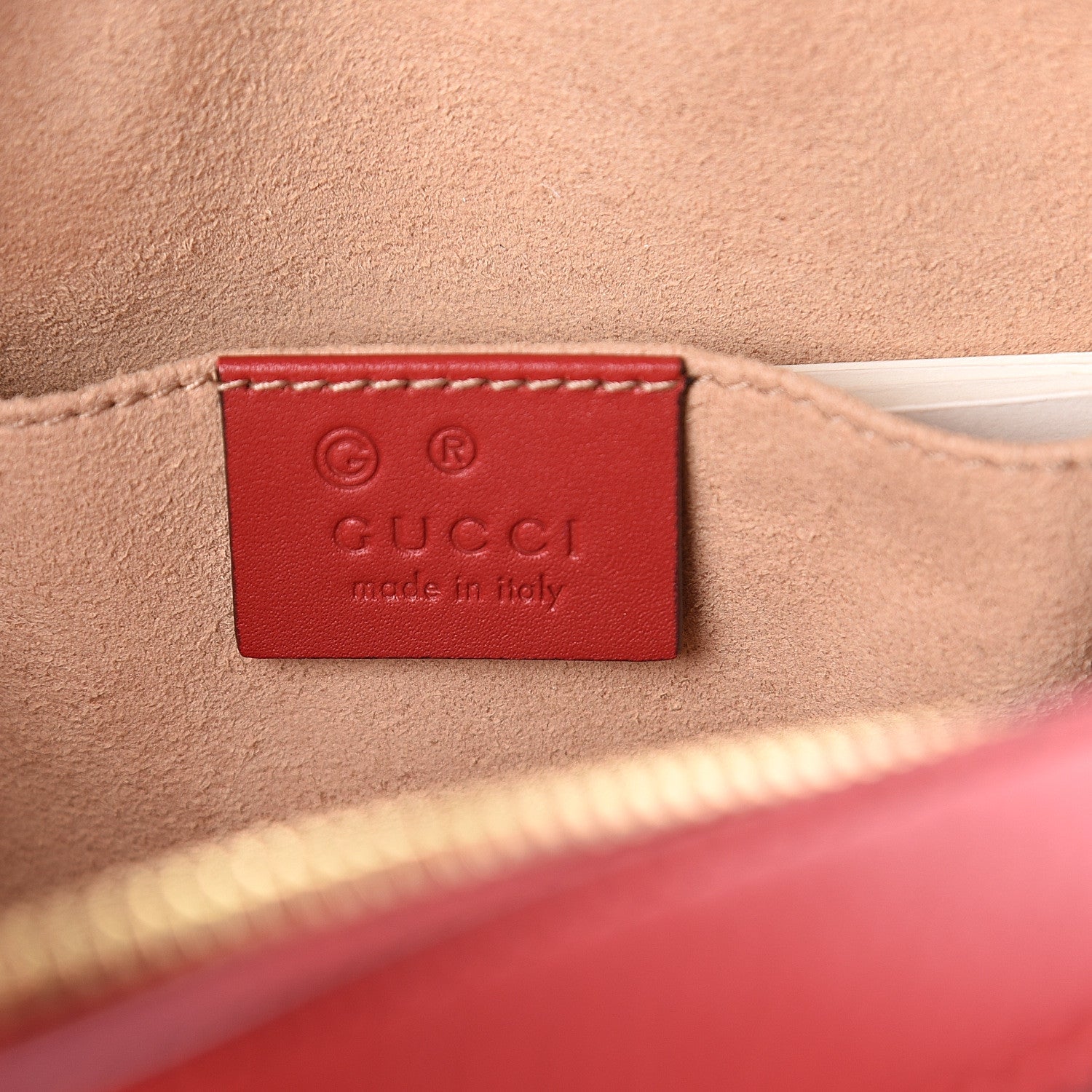 Gucci GG Supreme Monogram Blooms Mini Chain Shoulder Bag Beige Blue Navy Hibiscus Red 5 of 8