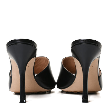 Bottega Veneta Lambskin Stretch Mule Sandals 41 Black 6 of 11