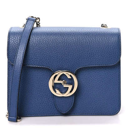 Gucci Dollar Calfskin Small Interlocking G Shoulder Bag Caspian 1 of 10