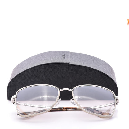 Prada Gradient Aviator Sunglasses SPR 52S Ivory Silver 8 of 8