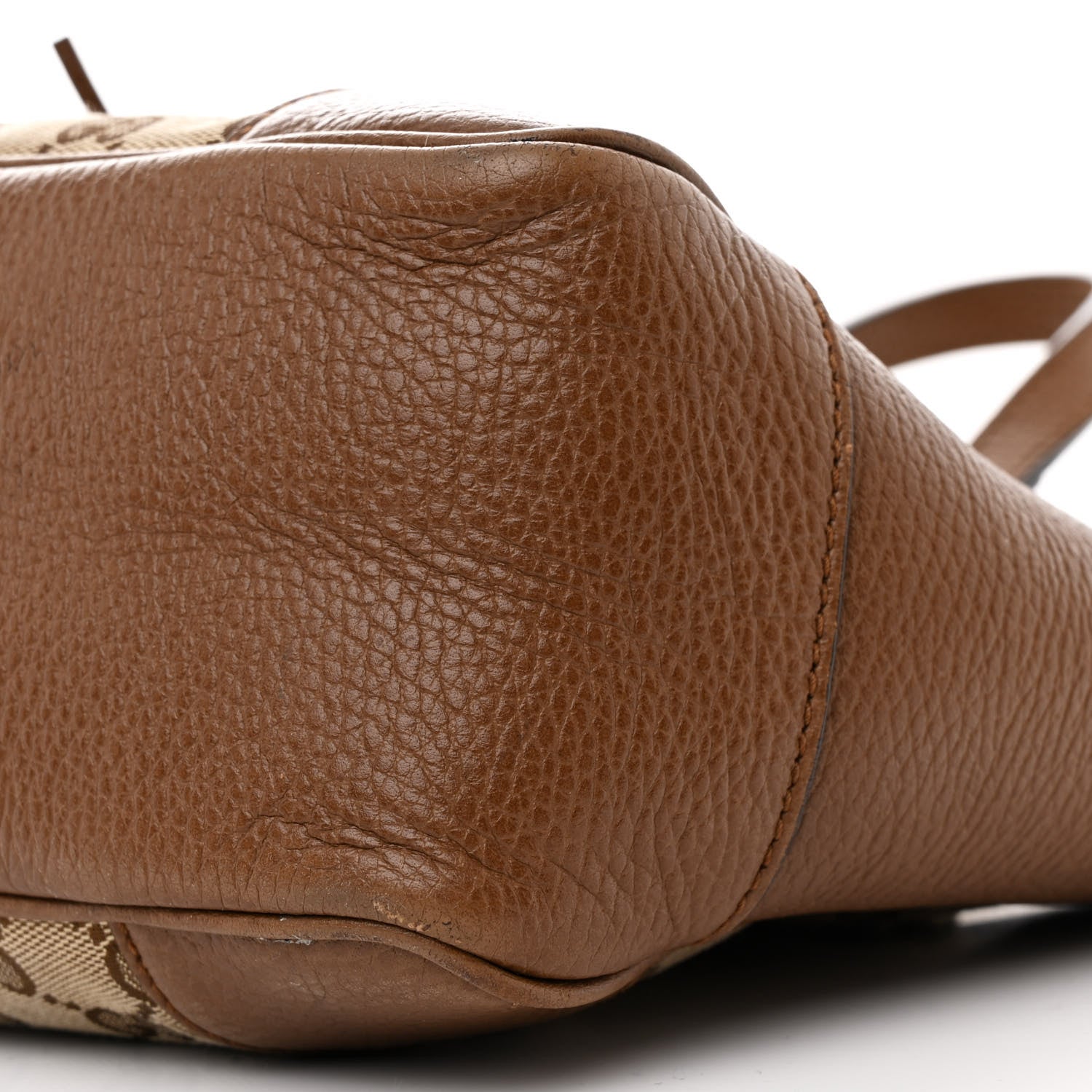 Gucci Monogram Small Bree Tote Beige Tabacco 10 of 12