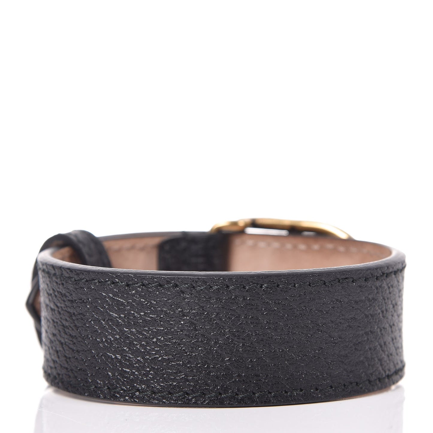 Calfskin Marmont Double G Bracelet Black