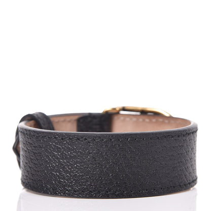Gucci Calfskin Marmont Double G Bracelet Black 3 of 6