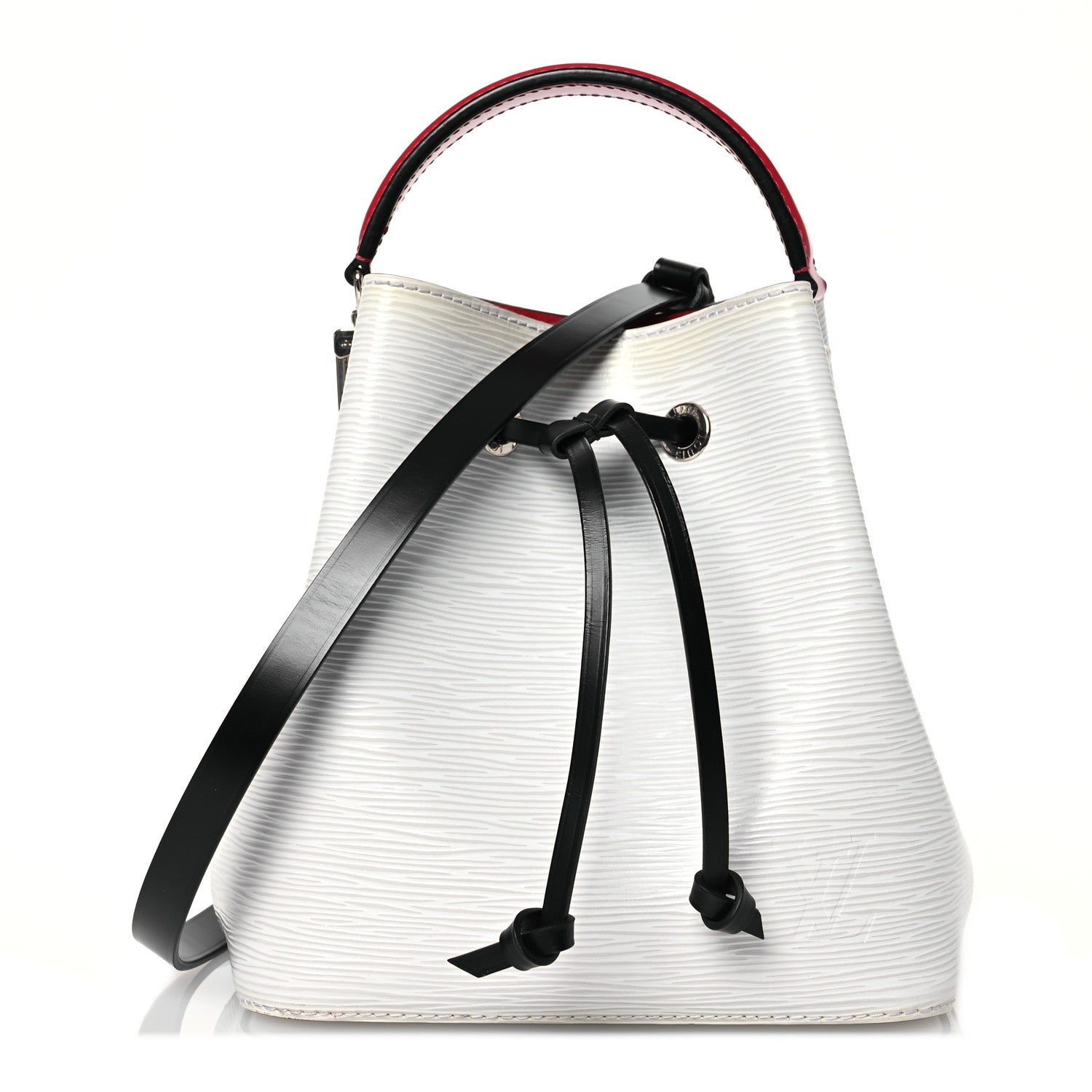 Louis Vuitton Epi Neonoe BB Black White Scarlet 1 of 11