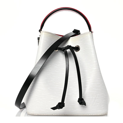 Louis Vuitton Epi Neonoe BB Black White Scarlet 1 of 11