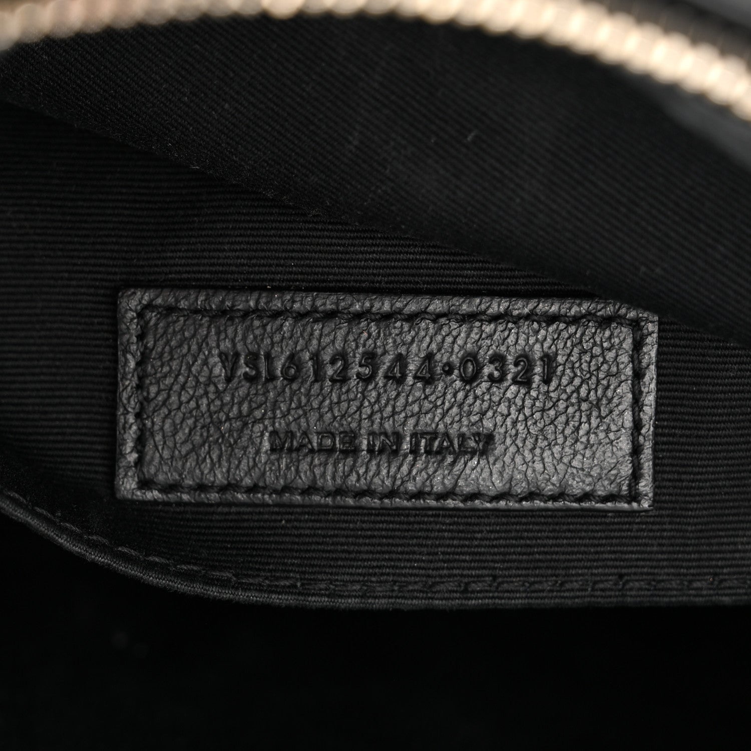 Saint Laurent Calfskin Matelasse Monogram Lou Camera Bag Black 7 of 16