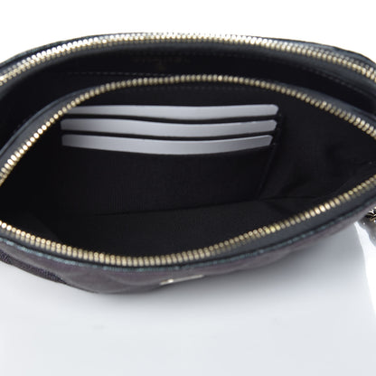 Chanel Iridescent Caviar Quilted Clutch With Chain Black 6 of 11