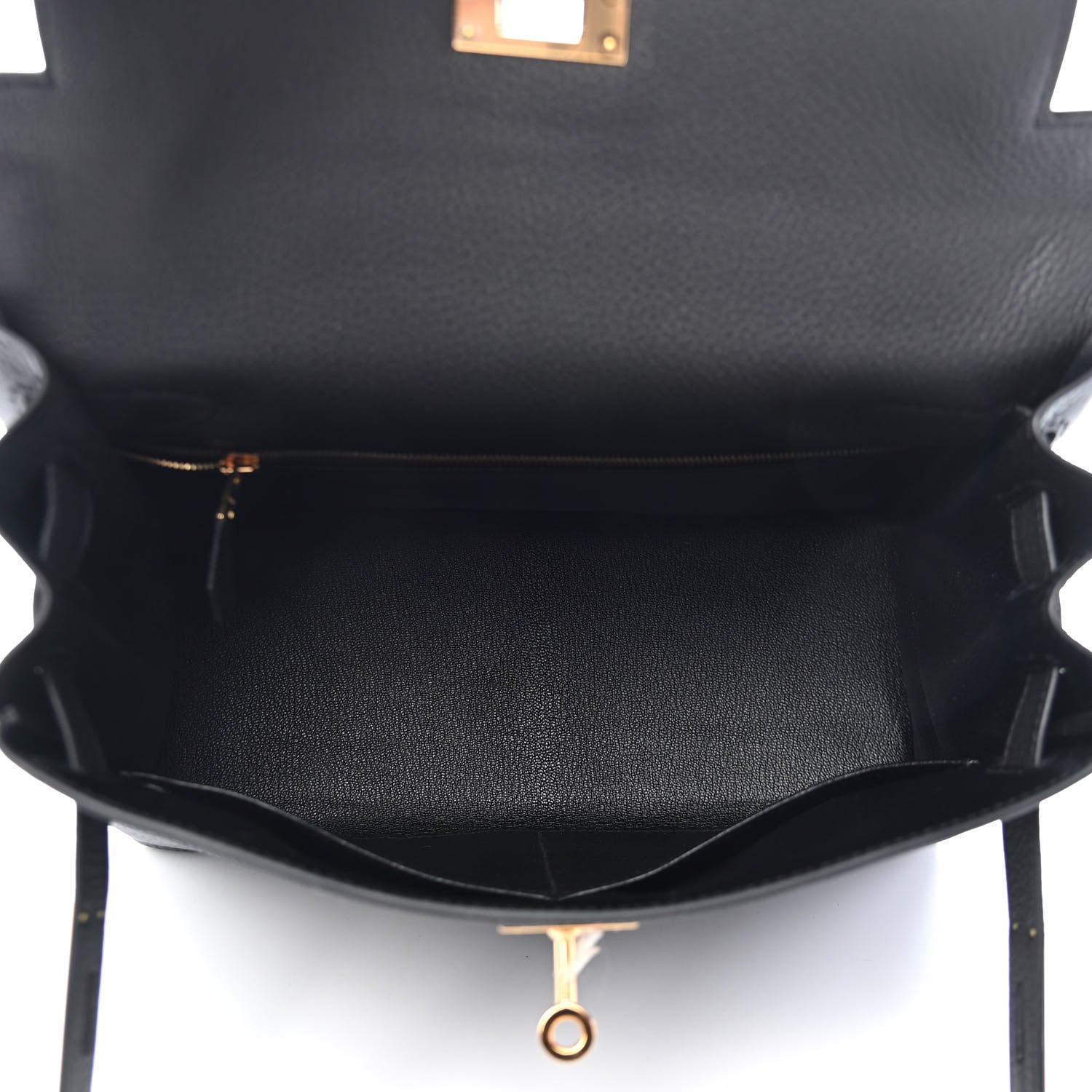Hermes Togo Kelly Retourne 28 Black 5 of 10
