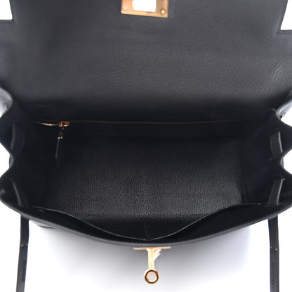 Hermes Togo Kelly Retourne 28 Black 5 of 10