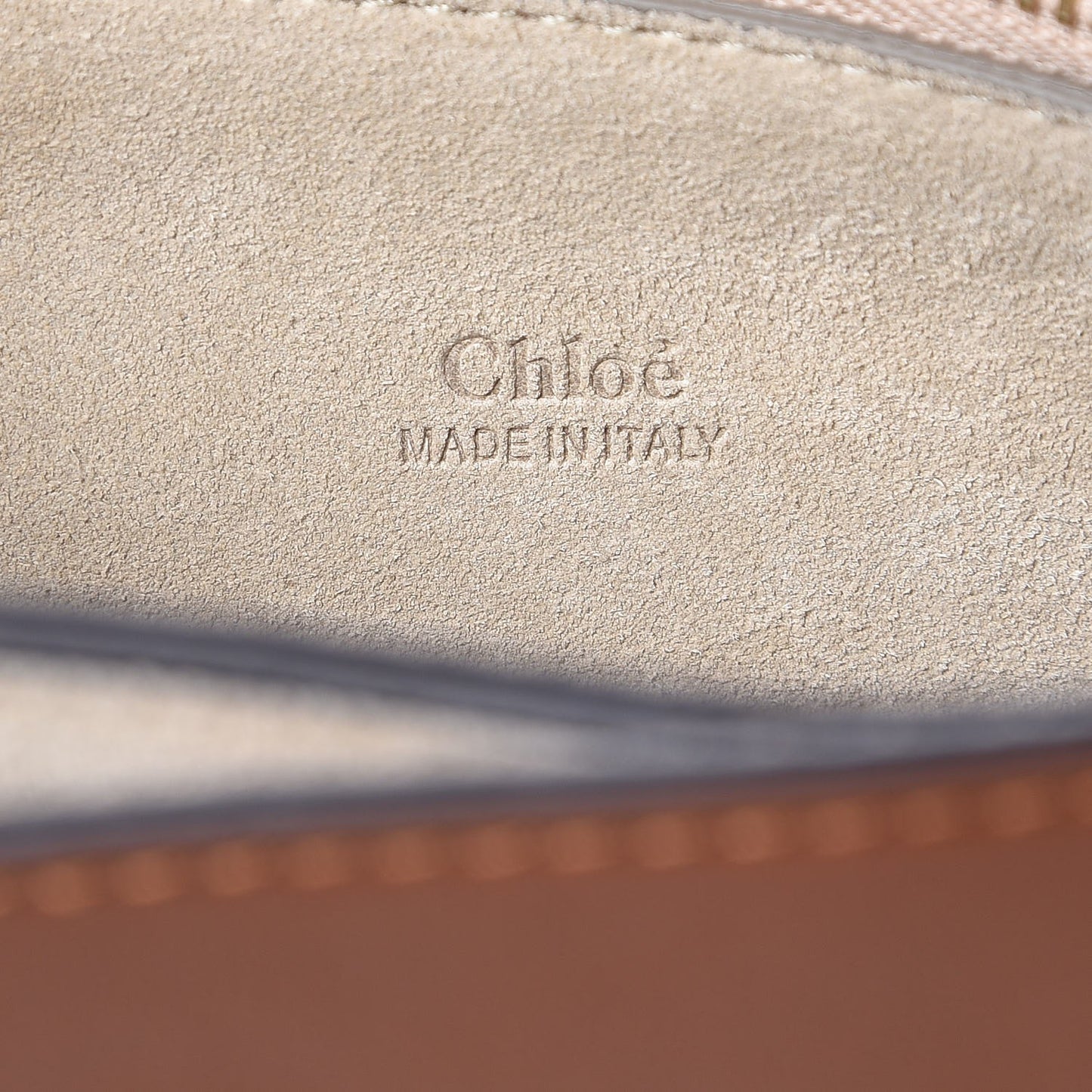 Suede Calfskin Medium Faye Shoulder Bag Tobacco
