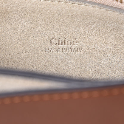 Chloe Suede Calfskin Medium Faye Shoulder Bag Tobacco 8 of 9