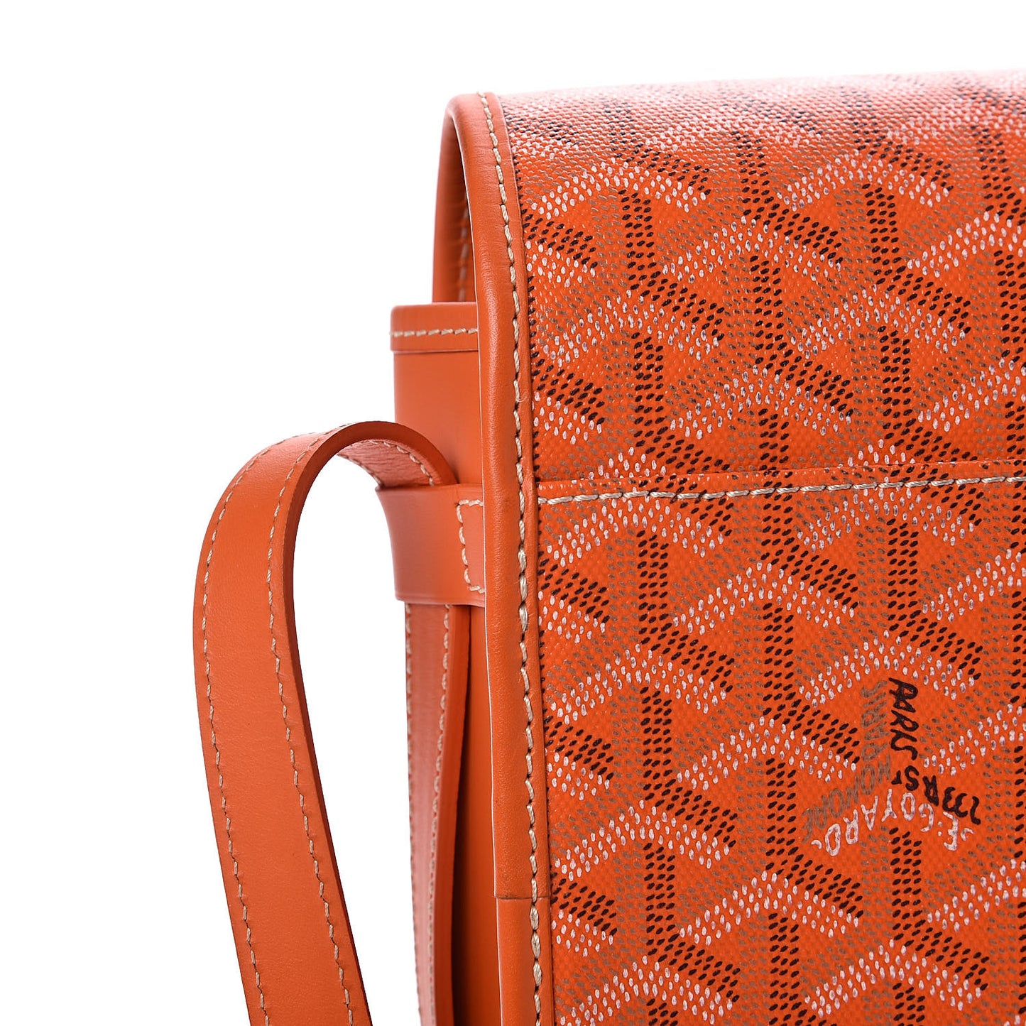 Goyardine Belvedere II MM Messenger Bag Orange