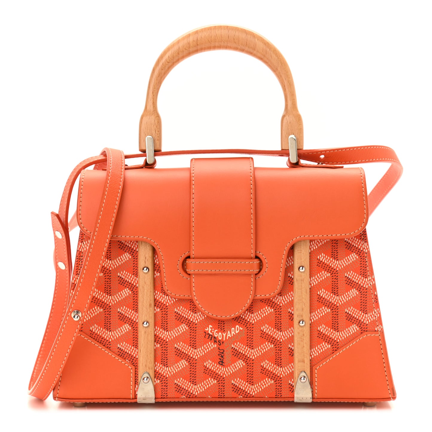 Goyardine Structure Mini Saigon Orange