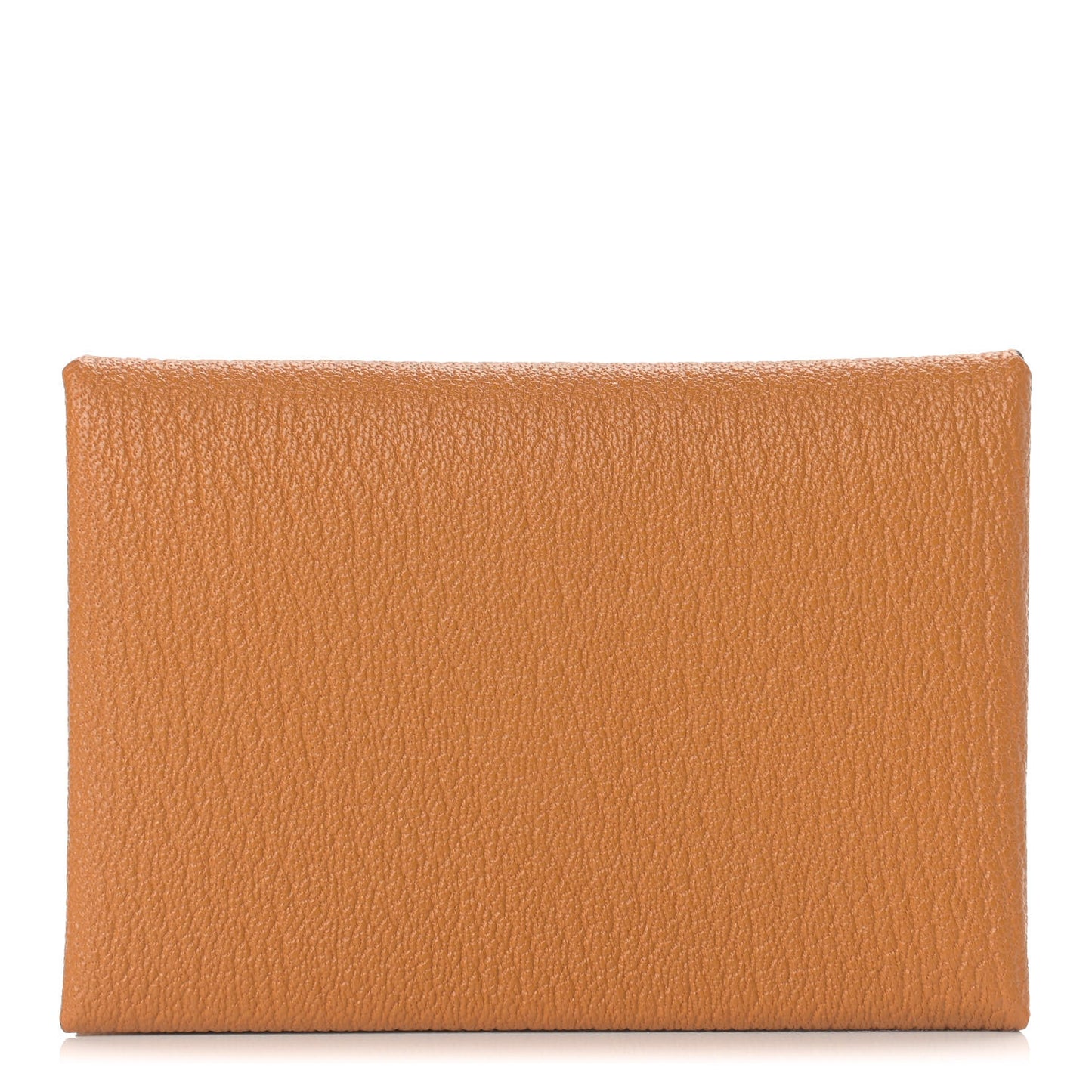 Chevre Mysore Verso Calvi Duo Card Case Caramel Rose Sakura
