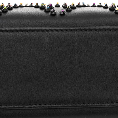 Christian Dior Lambskin Cannage Beaded Embroidery Mini Lady Dior Black 11 of 11