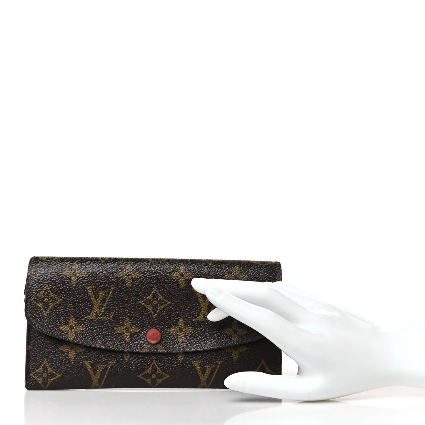 Monogram Emilie Wallet Rouge