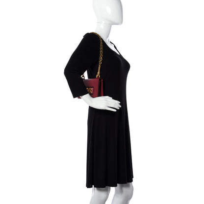 Christian Dior Calfskin Mini J'Adior Chain Flap Bag Red 3 of 18