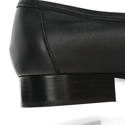 Chanel Calfskin Mens Stitched CC Loafers 43 Black 11 of 11