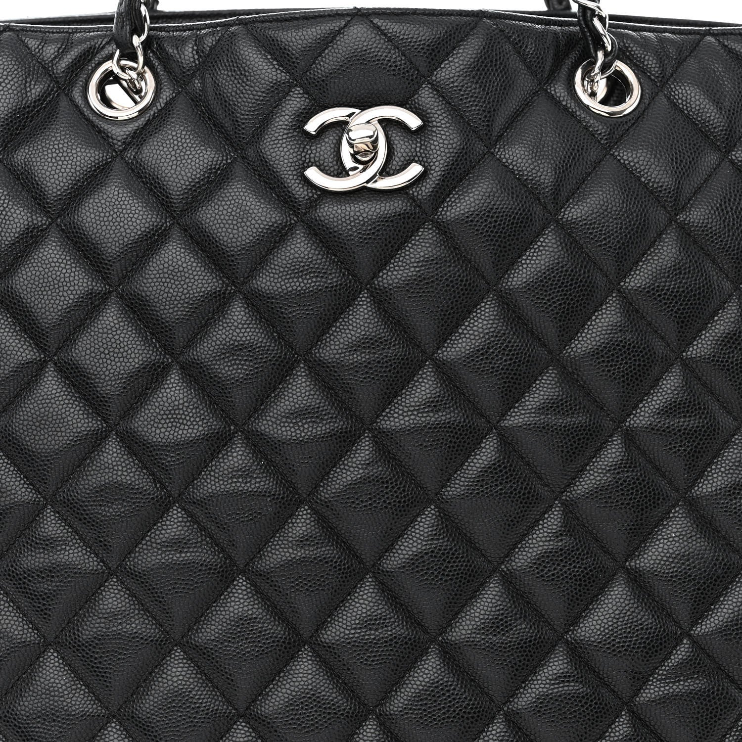 Chanel Caviar Quilted Large Shopping Tote Black 9 of 12