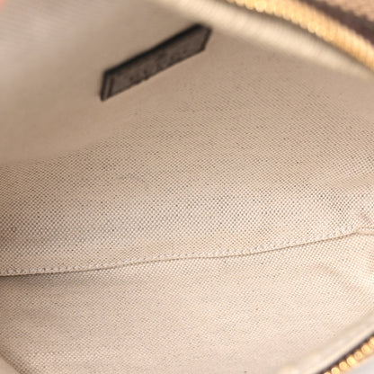 Gucci Monogram Jumbo GG Textured Dollar Calfskin Web Belt Bag Camel Ebony New Acero Camel Ebony New Acero 5 of 10