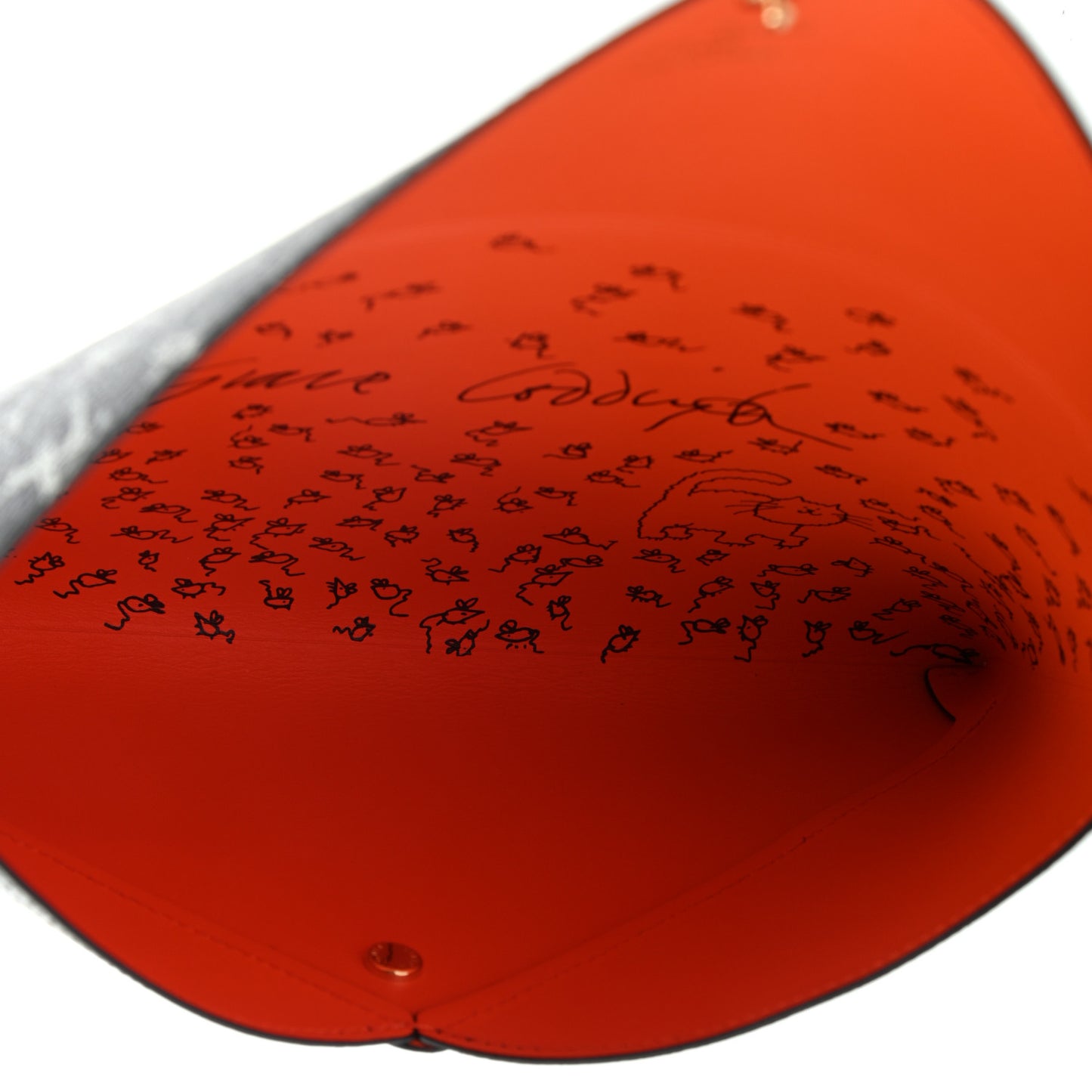 Catogram Large Kirigami Pochette Black