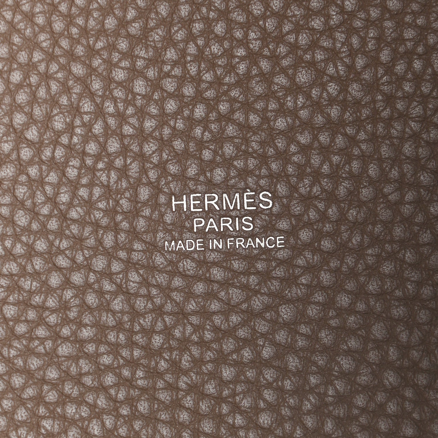 Hermes Taurillon Clemence Picotin Lock 22 MM Etoupe 6 of 9