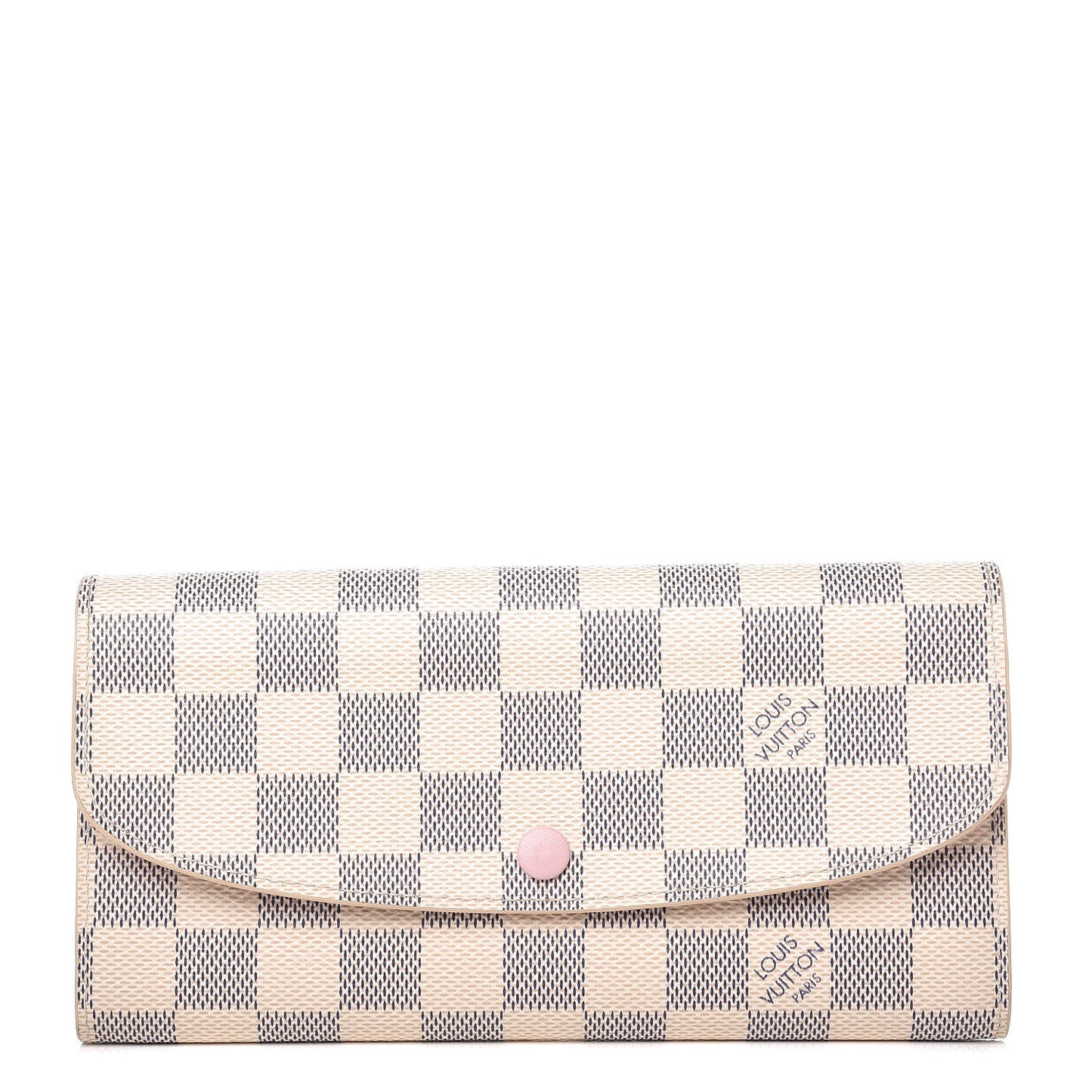 Damier Azur Emilie Wallet Rose Ballerine