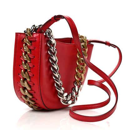 Stella McCartney Eco Alter Nappa Medium Frayme Shoulder Bag Red 3 of 8
