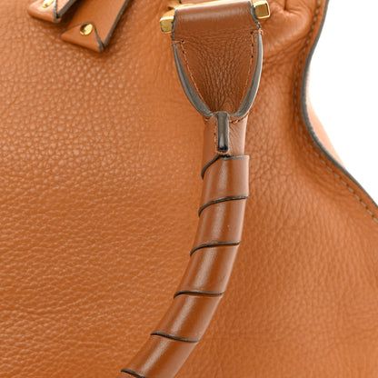 Chloe Calfskin Medium Marcie Satchel Tan 18 of 19